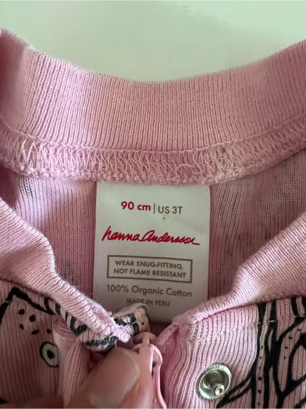 Hanna Andersson Pink Jellyfish Shortie Pajamas 3T Organic Cotton